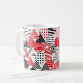 Mug vintage abstrait arrière - plan sans soudure. Doté (Devant gauche)