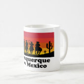 Mug Vintage Albuquerque Nouveau-Mexique (Devant droit)
