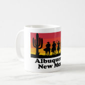 Mug Vintage Albuquerque Nouveau-Mexique (Devant gauche)