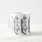 Mug Vintage Alice Adventures in Wonderland par Tenniel (Devant gauche)