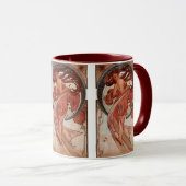 Mug Vintage Alphones Mucha Dance (Devant droit)
