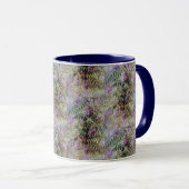 Mug Vintage Américaine Wisteria Fleurs violettes Flora (Devant droit)