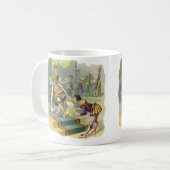 Mug Vintage Ancienne Comptine Poème Chanson Old King C (Devant gauche)