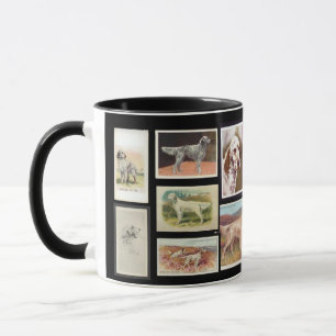 Mug Vintage Anglais Setter Cigarette Cartes en céramiq