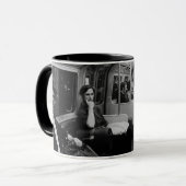 Mug Vintage Angleterre Londres train intérieur (Devant gauche)