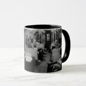 Mug Vintage Angleterre Londres train intérieur (Devant droit)