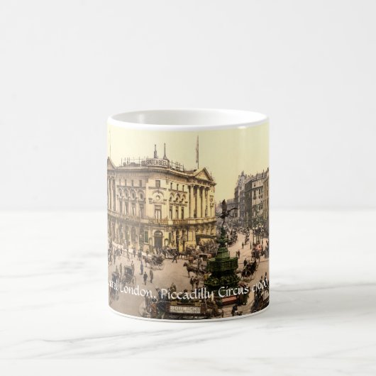 Mug Vintage Angleterre tasse, Piccadilly Circus Londre (Centre)