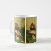 Mug Vintage Animaux, Amour et Romance (Devant gauche)
