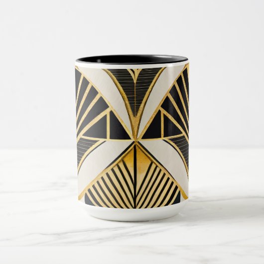 Mug vintage "Art déco doré" (Centre)