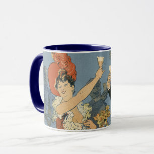 Mug Vintage Art Nouveau, Restaurant Taverne Olympia
