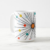 Mug Vintage Atomic Dot Rétro (Devant gauche)