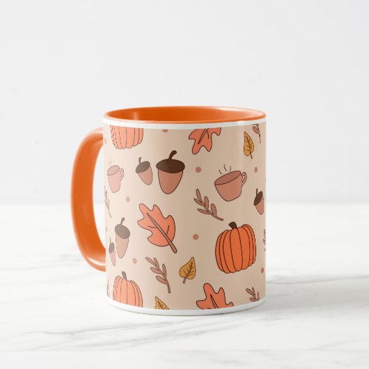 Mug Vintage automne (Devant gauche)