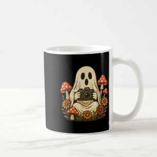 Mug Vintage Automne Champignons Fantôme Avec Caméra Wo