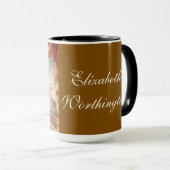 Mug Vintage automne Fée avec feuilles d'automne (Devant droit)