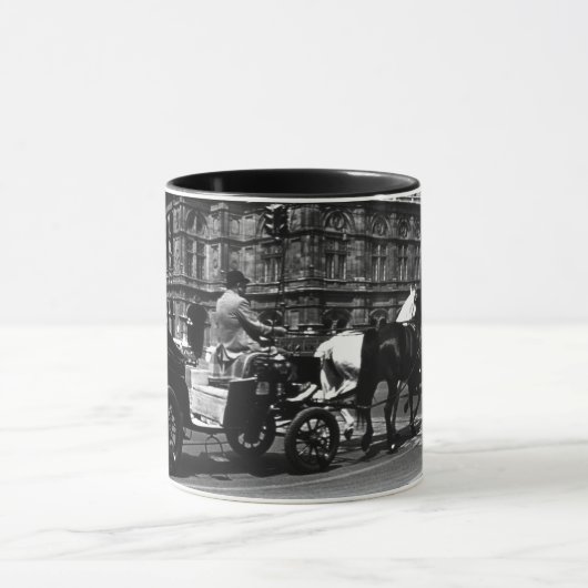 Mug Vintage Autriche Vienne Fiaker Staatsoper opéra Mu (Centre)