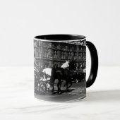Mug Vintage Autriche Vienne Fiaker Staatsoper opéra Mu (Devant droit)