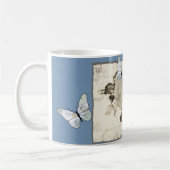 Mug Vintage avec papillons (Gauche)