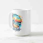 Mug Vintage Beach Aloha Sublimation-94953 (Devant gauche)