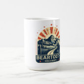 Mug vintage Beartooth Highway us 212 montana road (Centre)