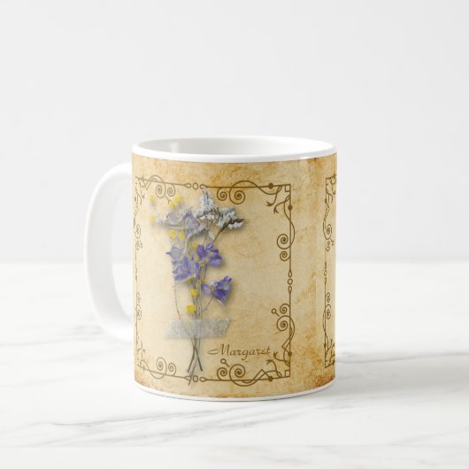 Mug Vintage Beautiful Beige (Devant gauche)