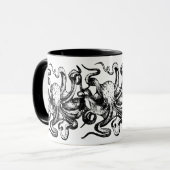 Mug Vintage Black Octopus (Devant gauche)
