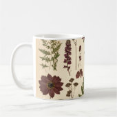 Mug Vintage Botanical Gothic Library Cushion (Gauche)