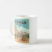Mug Vintage Bozeman Montana (Devant gauche)