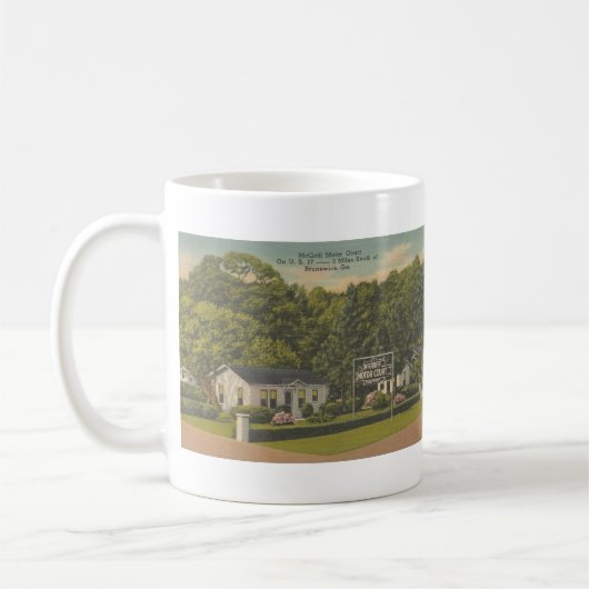 Mug vintage BRUNSWICK, GÉORGIE (Gauche)