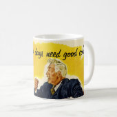 Mug Vintage Business, Mad CEO Executive Boss Employé (Devant droit)