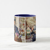 Mug Vintage Business, Mailman Livrant des lettres (Centre)