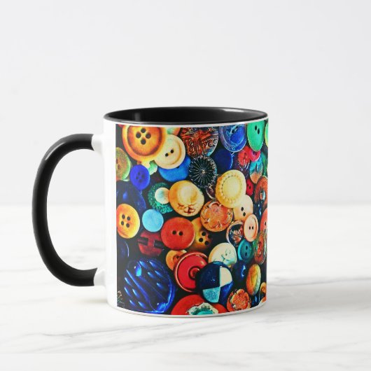 Mug Vintage Buttons (Gauche)