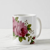 Mug Vintage Cabbage Rose Elegance