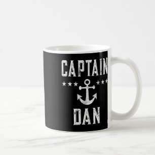 Mug Vintage Capitaine Dan Personnalisé Prénom Boatin