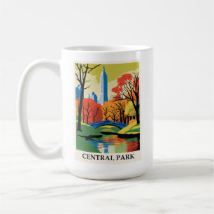 Mug Vintage Central Park New York City Travel