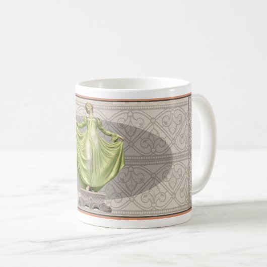 MUG VINTAGE CERAMIC FIGURINE  (Devant droit)