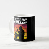 Mug Vintage Chillin’ & Grillin’ Dark Distressed (Devant gauche)