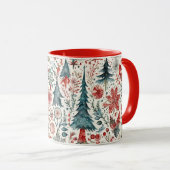 Mug Vintage Christmas Scandinavian Design (Devant droit)