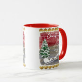 Mug Vintage Christmas trees  (Devant droit)