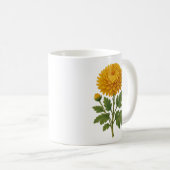 Mug Vintage chrysanthemum (Devant droit)