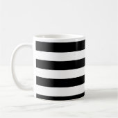 Mug Vintage Classic rayures noir & blanc (Gauche)