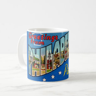 Mug Vintage Coloré de Philadelphie