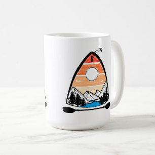 Mug Vintage Coloré Extérieur Kayak