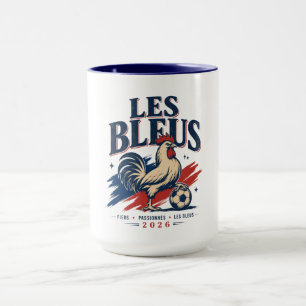Mug Vintage Coq de Football Français Fan Football 2026