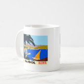 Mug Vintage Côte d'Azur (Devant gauche)