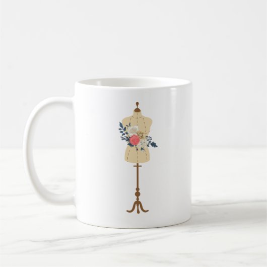 Mug Vintage couture robe mignonne (Gauche)
