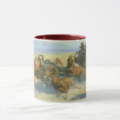 Mug Vintage Cowboy, Downing Nigh Leader, Remington (Centre)