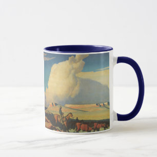 Mug Vintage Cowboys, Open Range par Maynard Dixon