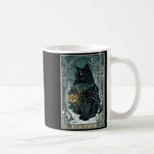 Mug Vintage Creepmas Le Chat de Yule Carte de Tarot No