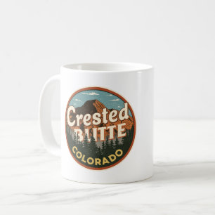 Mug vintage crested butte colorado montagne extérieur