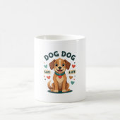Mug Vintage Cute Rescue Dog Save A Life Cartoon Puppy  (Centre)